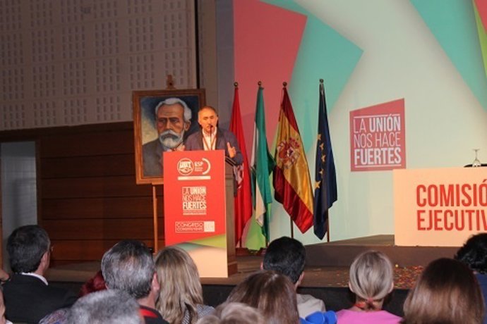 El secretario general de UGT, José Álvarez