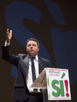 El primer ministro italiano, Matteo Renzi