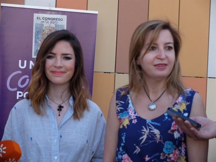 La presidente del grupo de Podemos en el Parlamento andaluz, Carmen Lizárraga