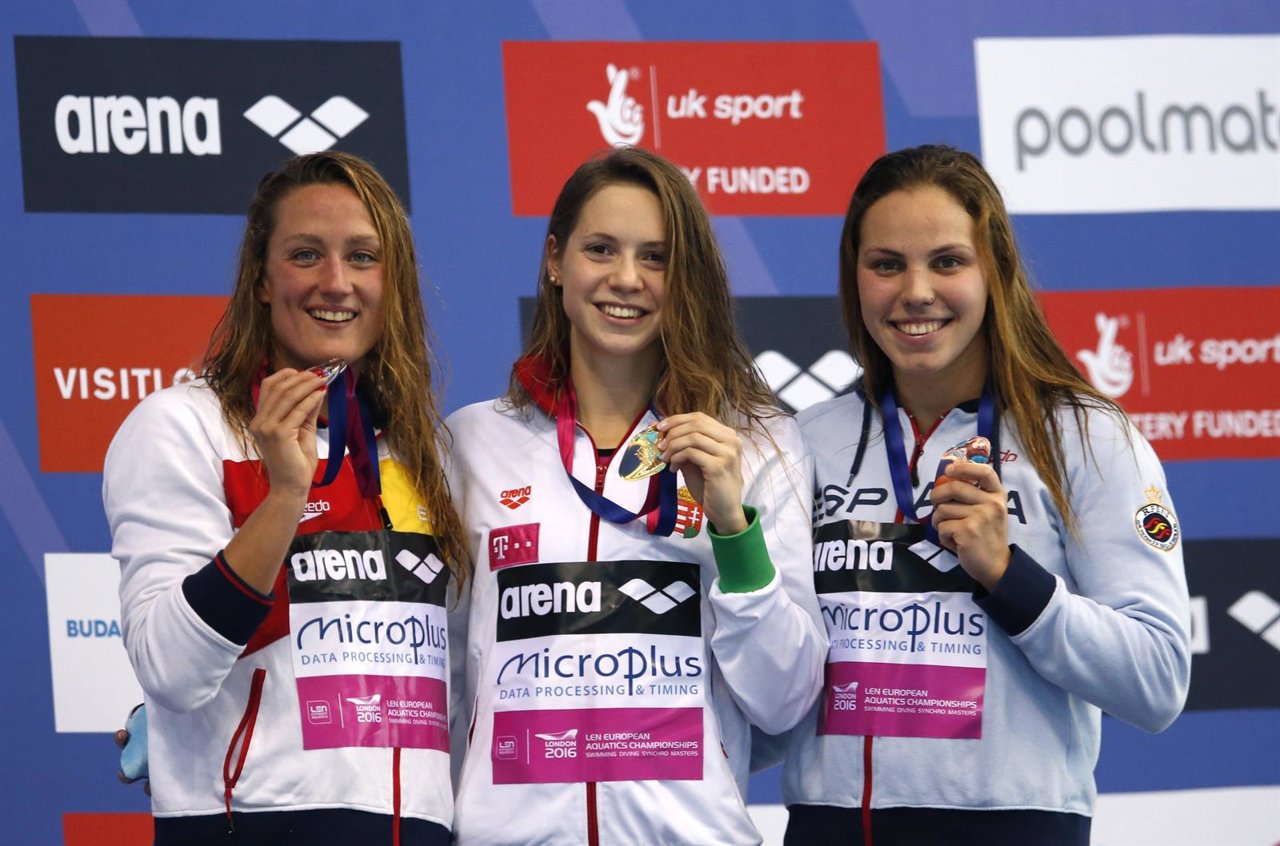 Mireia Belmonte Boglarka Kapas María Vilas 1500 libre Europeo natación