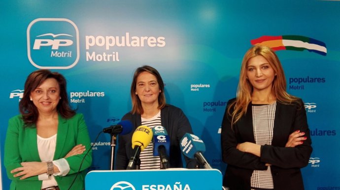 Rueda de prensa del PP de Motril (Granada)