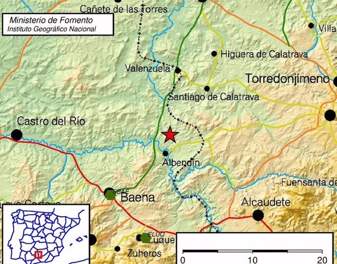 Registrado terremoto al sur de Valenzuela (Córdoba)