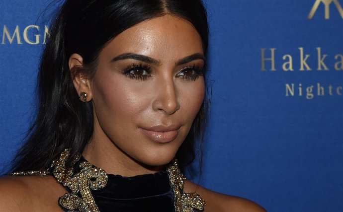 Television personality Kim Kardashian West attends the third anniversary celebra