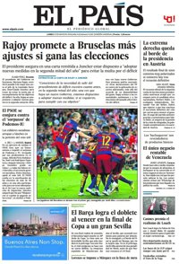 Las portadas de los periódicos de hoy, lunes 23 de mayo de 2016