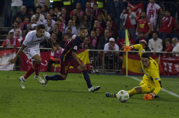 El lateral del FC Barcelona Jordi Alba