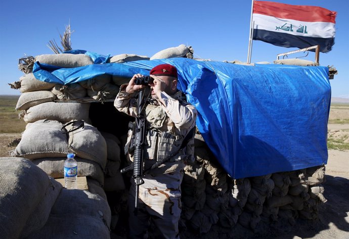 Soldado iraquí en Majmur