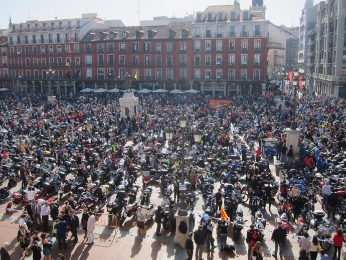 Manifestación en Valladolid en octubre de 2014
