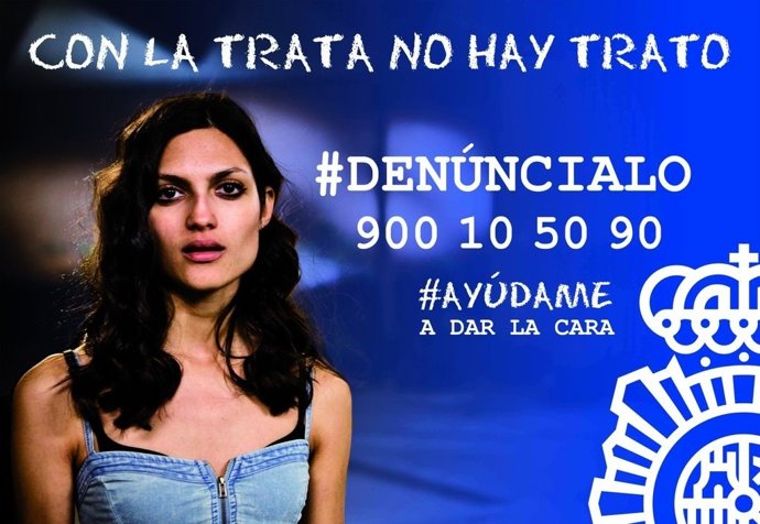 campaña contra la trata de la Policía Nacional