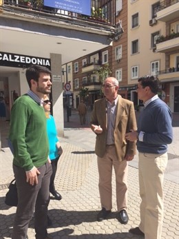 Moyano en la calle Asunción.
