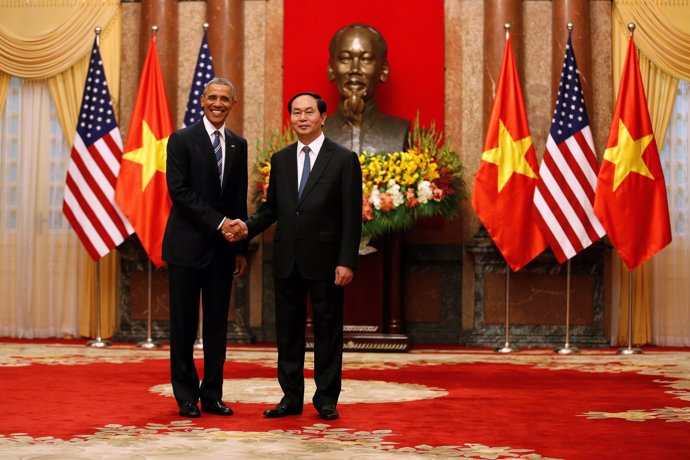 Obama llega a Vietnam