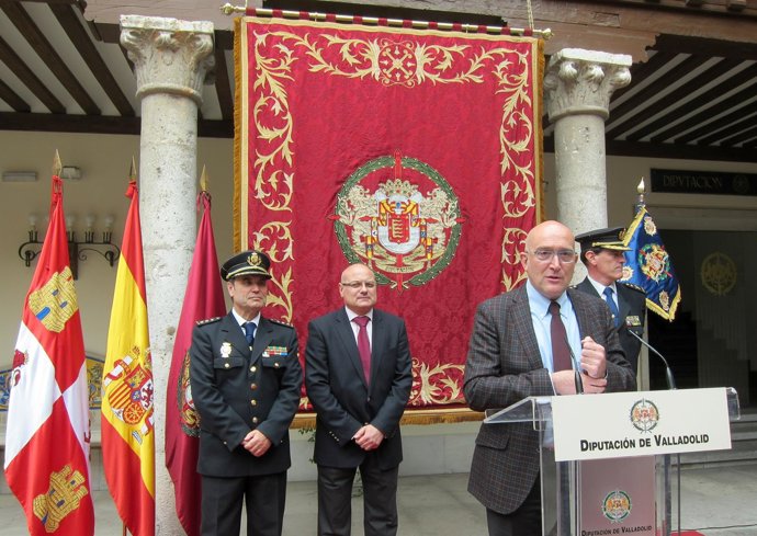 Jesús Julio Carnero en un acto en la Diputación