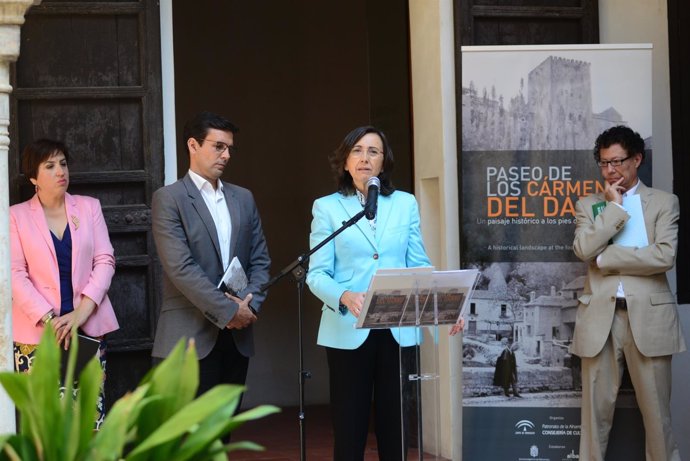 La consejera de Cultura y el alcalde de Granada