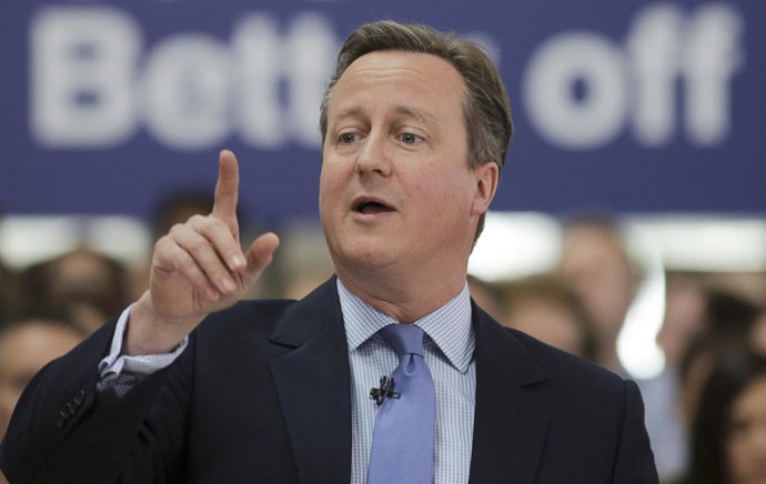 El primer ministro de Reino Unido, David Cameron