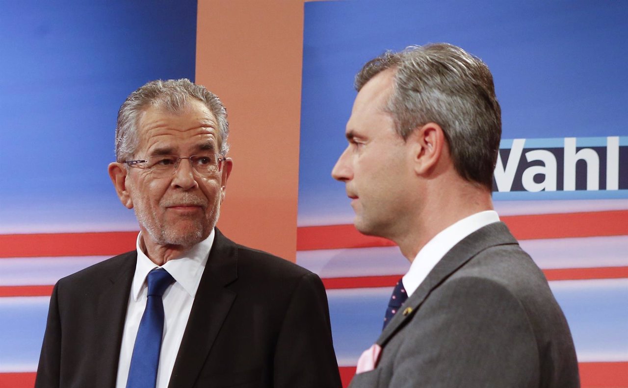 Alexander van der Bellen y Norbert Hofer, candidatos a la Presidencia de Austria