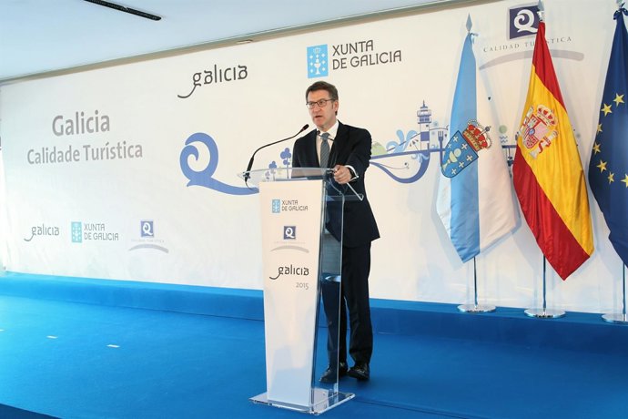 El presidente de la Xunta, Alberto Núñez Feijóo