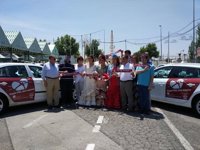 Profesionales de Radio Taxi Córdoba renuevan su compromiso con la donación desde la feria