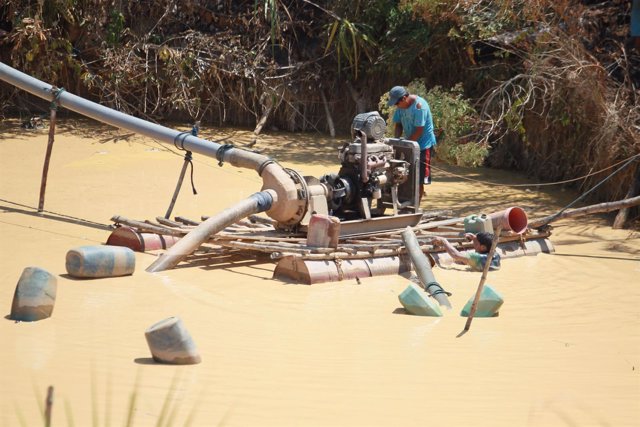Minería ilegal en Amazonía en Perú