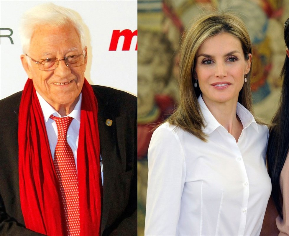 Padre Angél y Reina Letizia