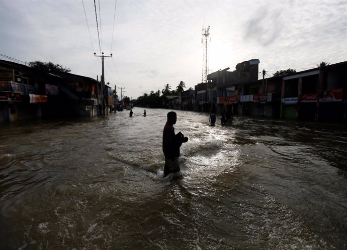 Inundaciones en Sri Lanka 