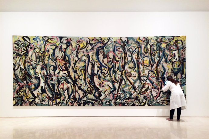 El Mural de Pollock en el Museo Picasso Málaga