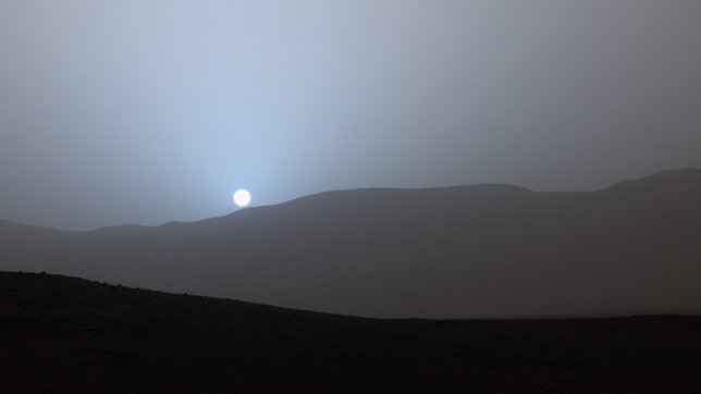 Imagen del Sol en Marte