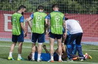 Cristiano Ronaldo se retira por un golpe a cuatro días de la final