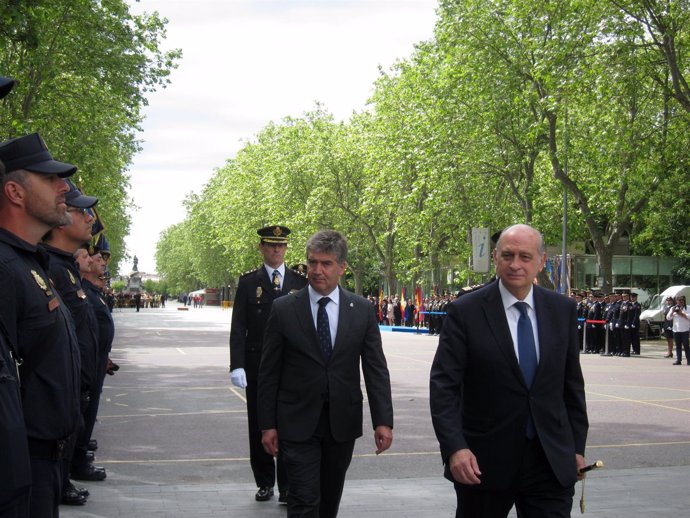 Fernández Díaz y Cosidó, en el acto celebrado en Valladolid. 