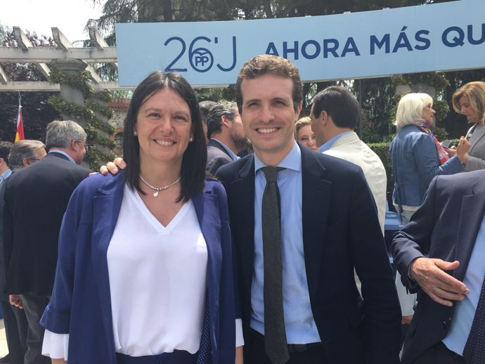 Susana López Ares y Pablo Casado