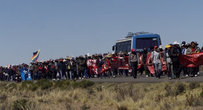 Manifestación Bolivia