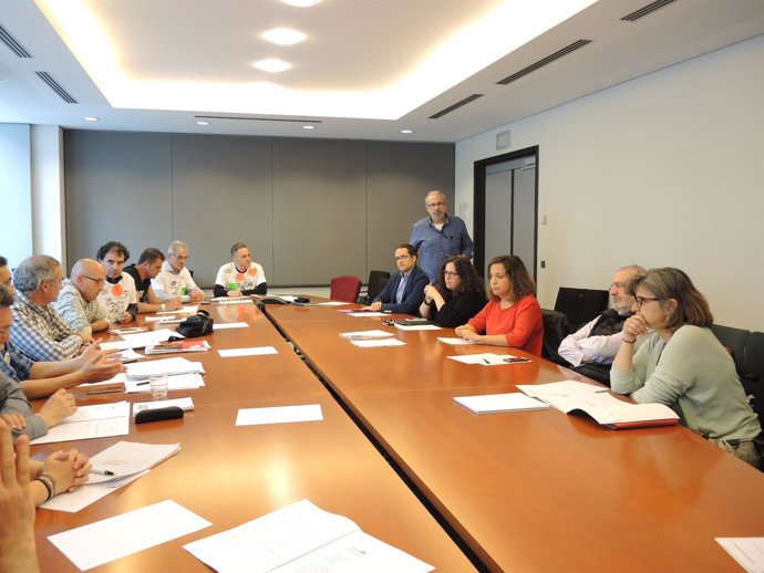 UGT, CCOO y el Comité de Empresa de Lauki Valladolid con europarlamentarios
