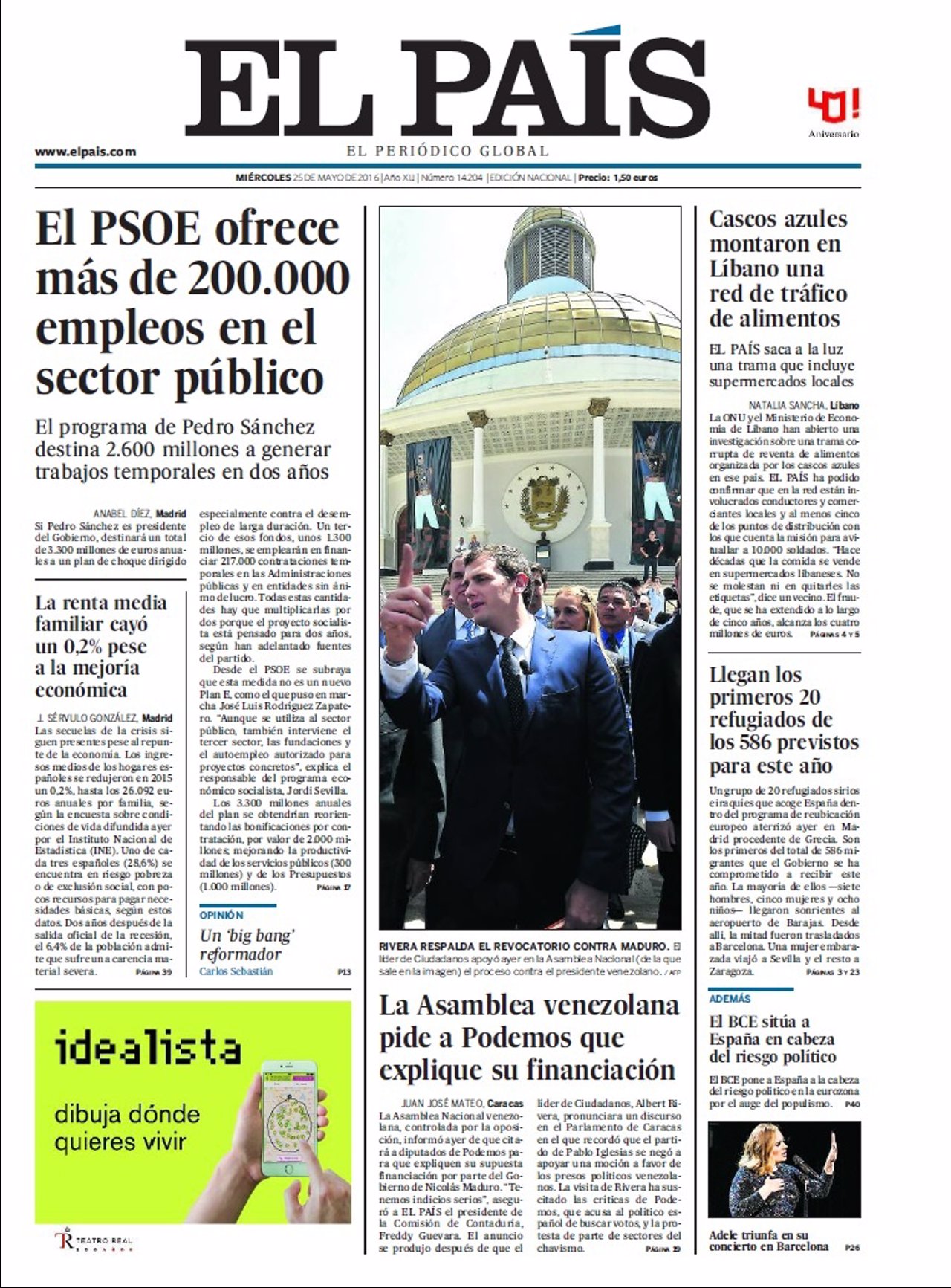 Portada El País