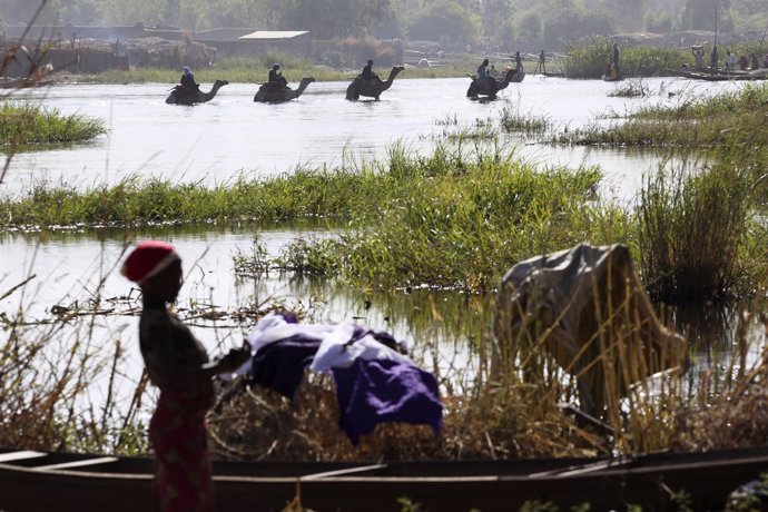 Refugiados en Chad que huyen de los ataques de Boko Haram en Nigeria