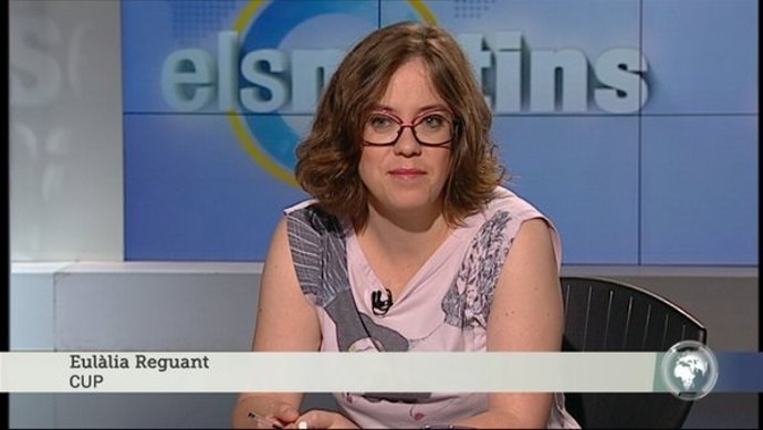 La diputada de la CUP en el Parlament Eulàlia Reguant 