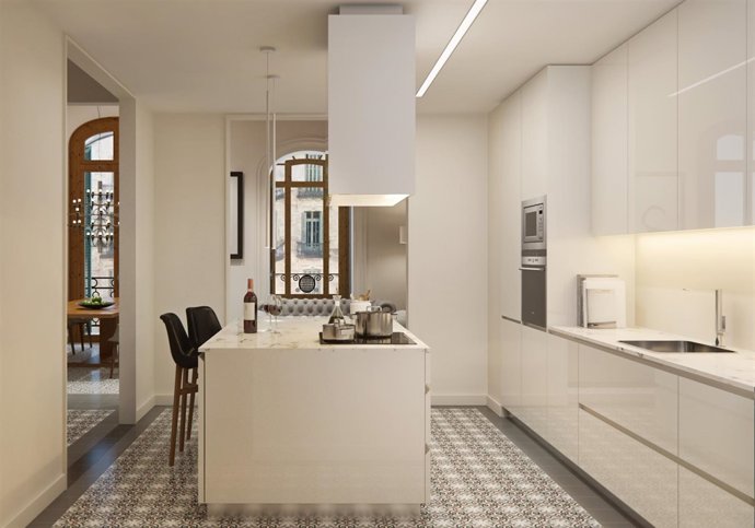 Apartamento modernista del centro de Barcelona
