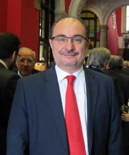 El presidente de Aragón, Javier Lambán