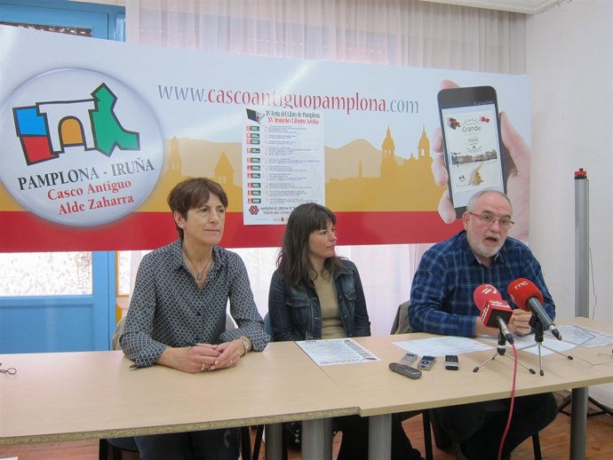 Presentación de la Feria del Libro de Pamplona.