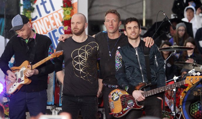 Coldplay performs at NBC's Today Show Citi Concert Series