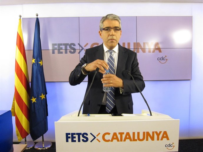 El candidato de CDC al 26J, Francesc Homs. 