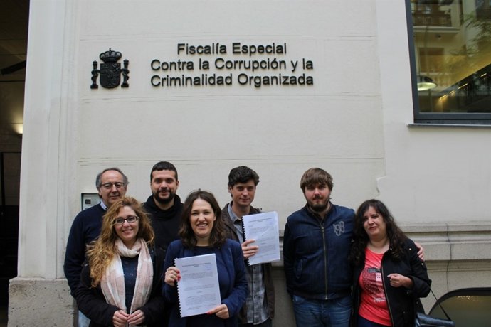 Ganar Alcorcón presentando su escrito a la Fiscalía