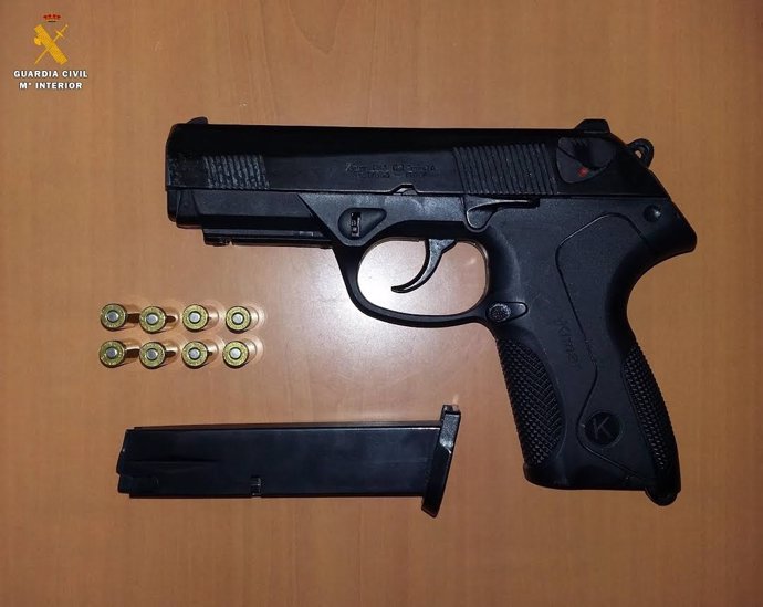La Guardia Civil interviene una pistola detonadora este domingo en Candasnos