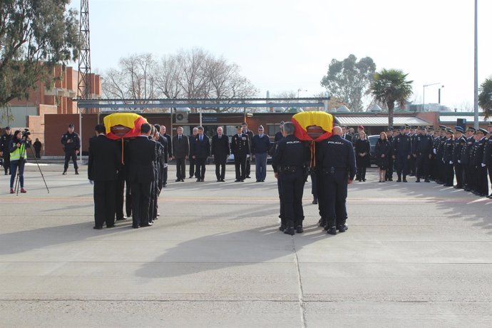 Llegada a Madrid de los policías asesinados en Kabul