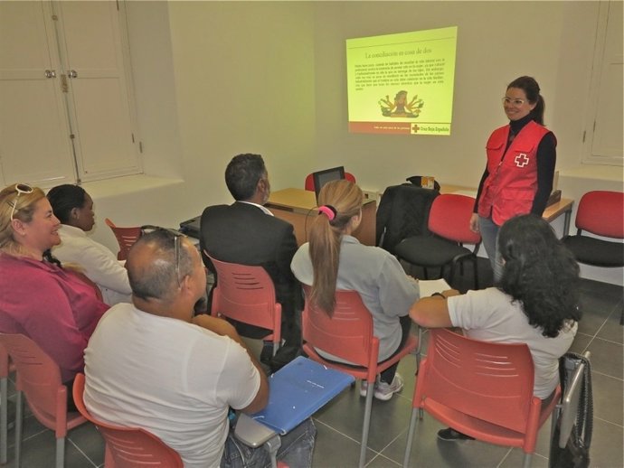 Taller de formación de Cruz Roja