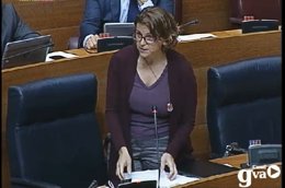 Elena Cebrián en las Corts