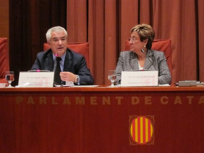 Luis Pineda (Ausbanc) y Dolors Montserrat (PP)