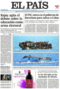 Las portadas de los periódicos de hoy, jueves 26 de mayo de 2016