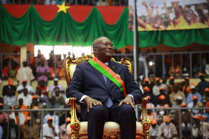 El presidente de Burkina Faso, Roch Marc Kaboré