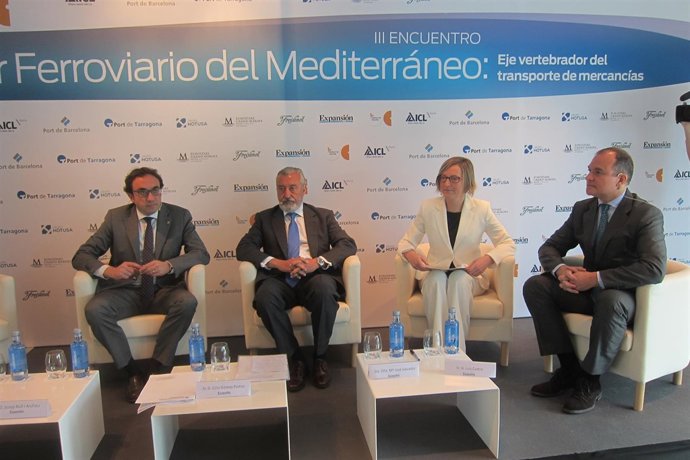 Josep Rull, Julio Gómez Pomar, María José Salvador y Luis Castro