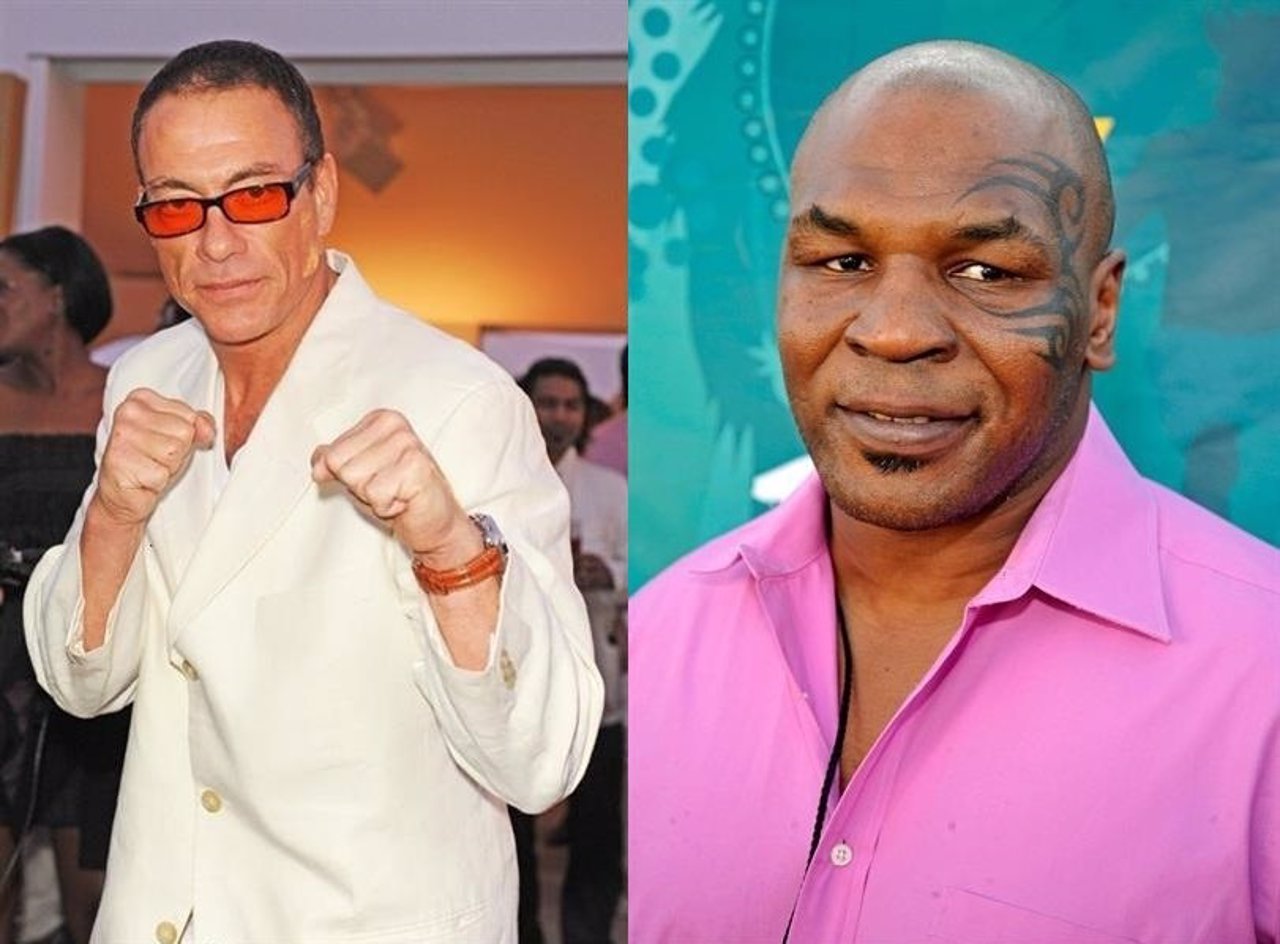 Mike Tyson y Jean-Claude Van Damme