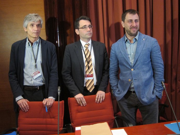 Josep Maria Argimon, David Elvira y Toni Comín