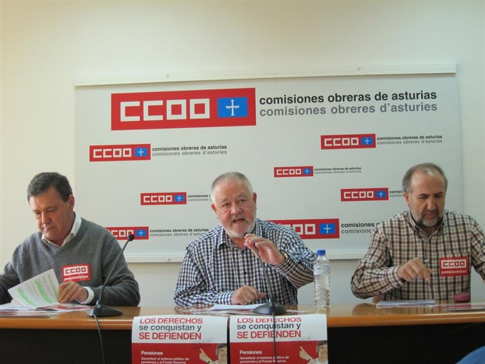 FRancisco de Asis, Antonio Pino y Julián Gutiérrez, CCOO
